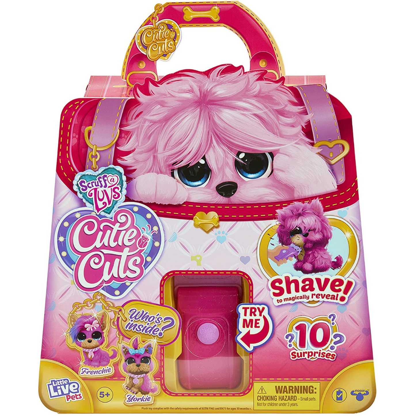 Little Live Pets Scruff-A-Luvs Cutie Cuts Pink