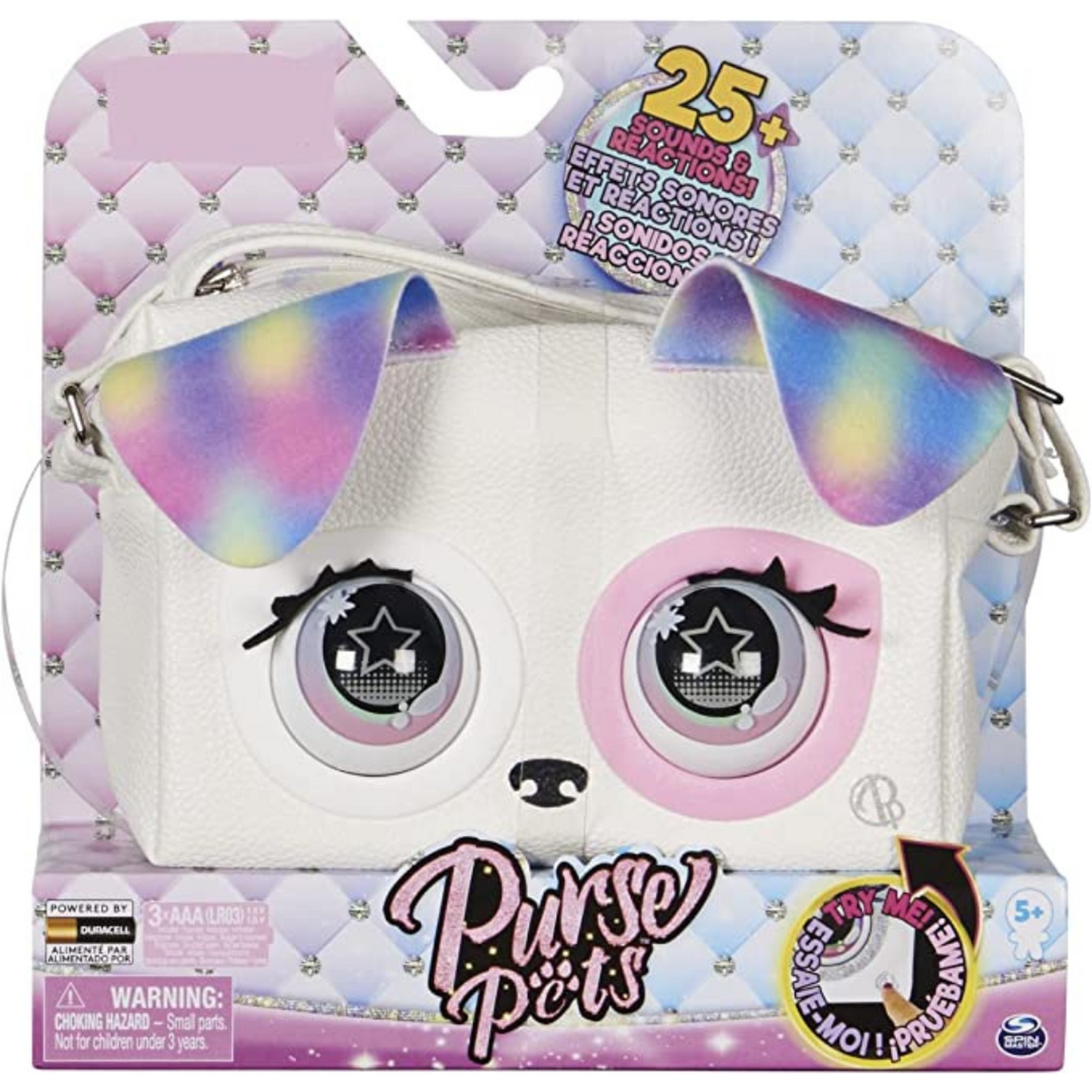 Purse Pets Rainbow Pup
