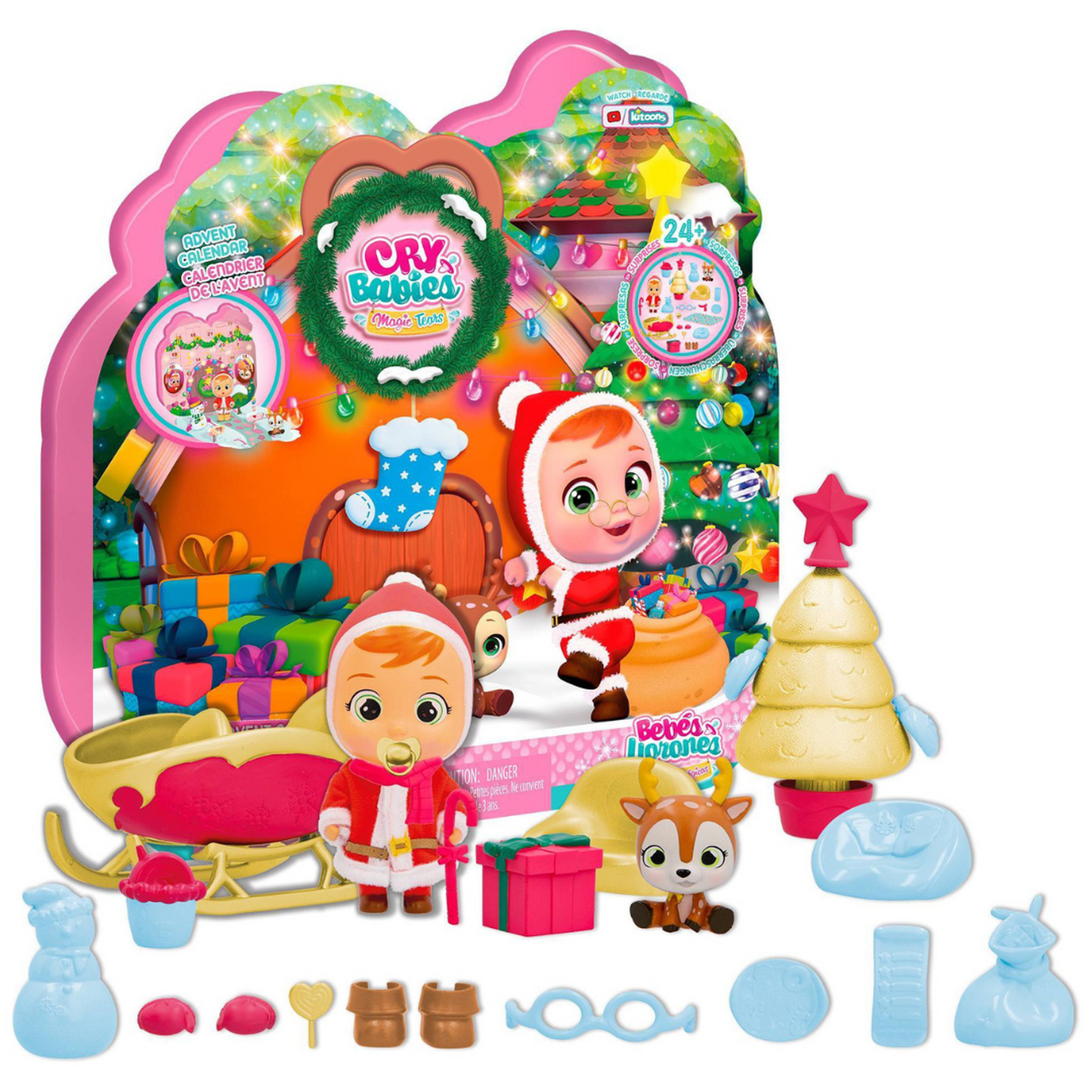 Bebés Llorones Lágrimas Mágicas Claus Advent Calendar