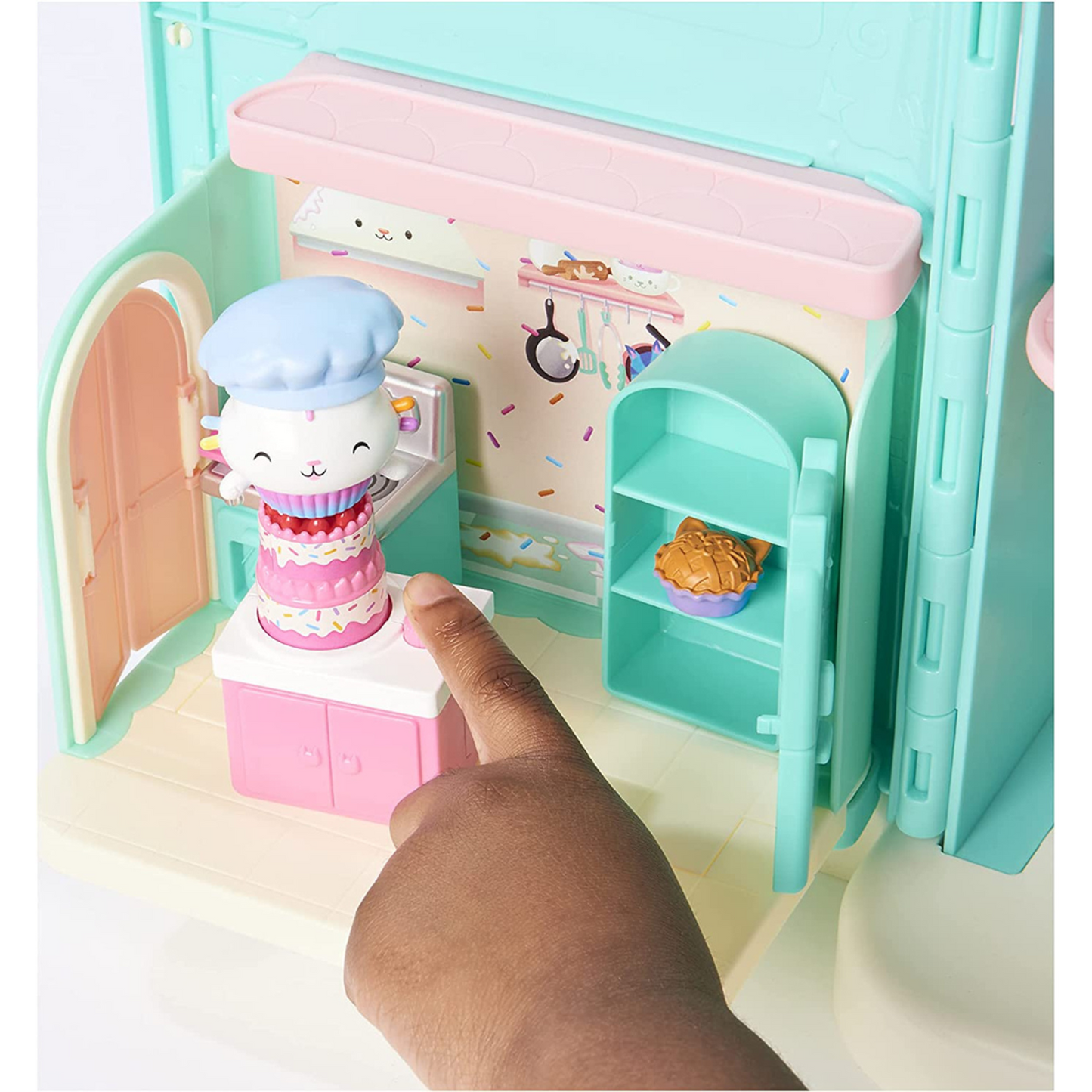 Casa de Muñecas de Gabby Bakey With Cakey Kitchen