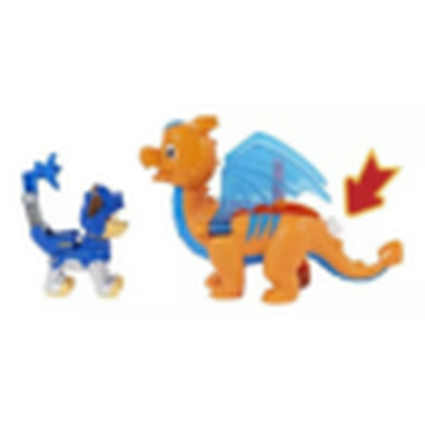 Paw Patrol Rescue Knights Chase y su dragón Draco