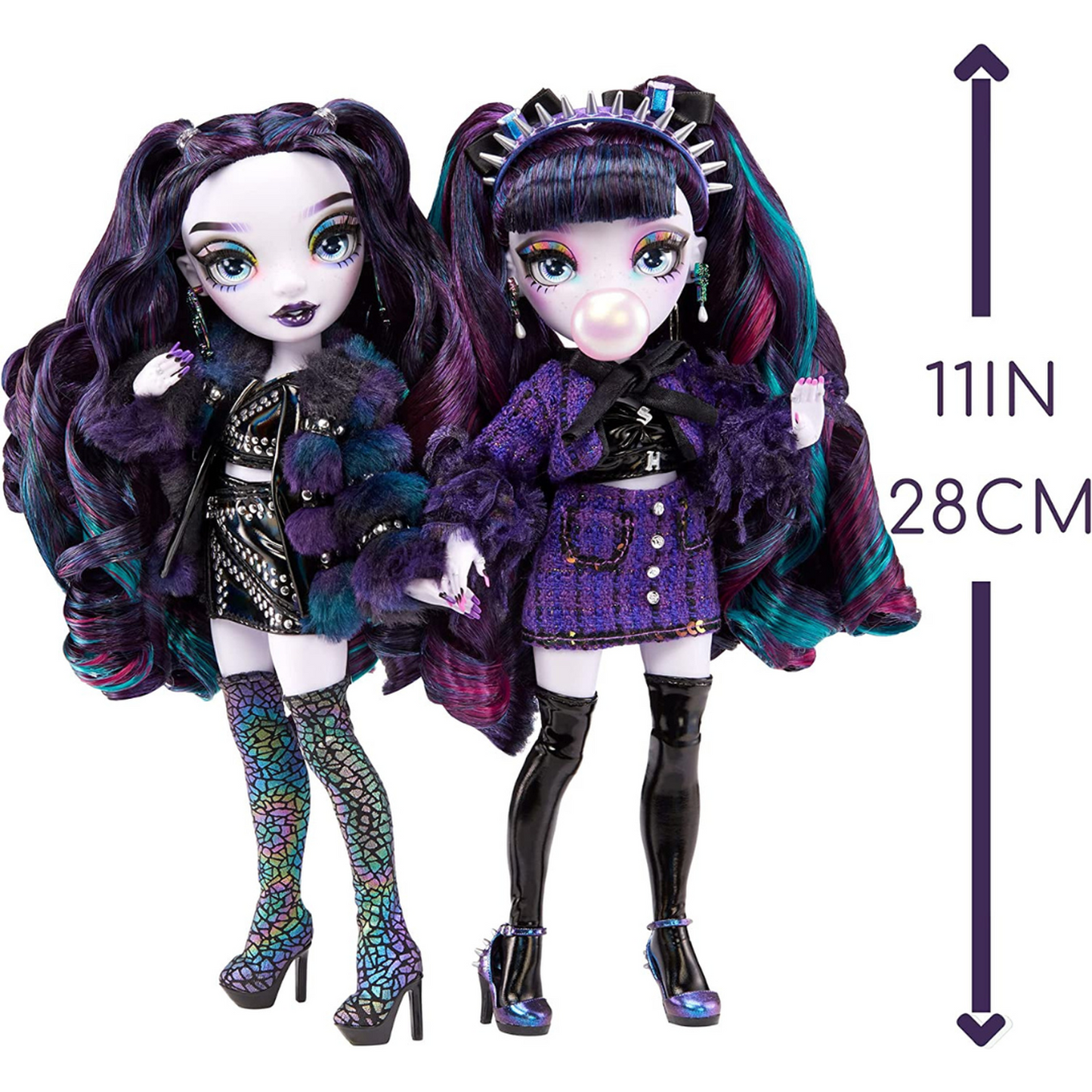 Rainbow High Shadow High Special Edition Twins- 2-Pack Naomi Storm & Veronica Storm