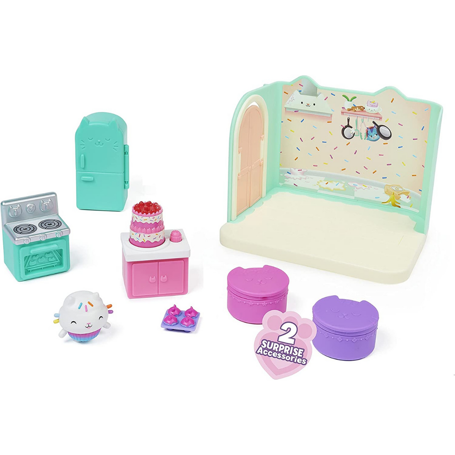 Casa de Muñecas de Gabby Bakey With Cakey Kitchen