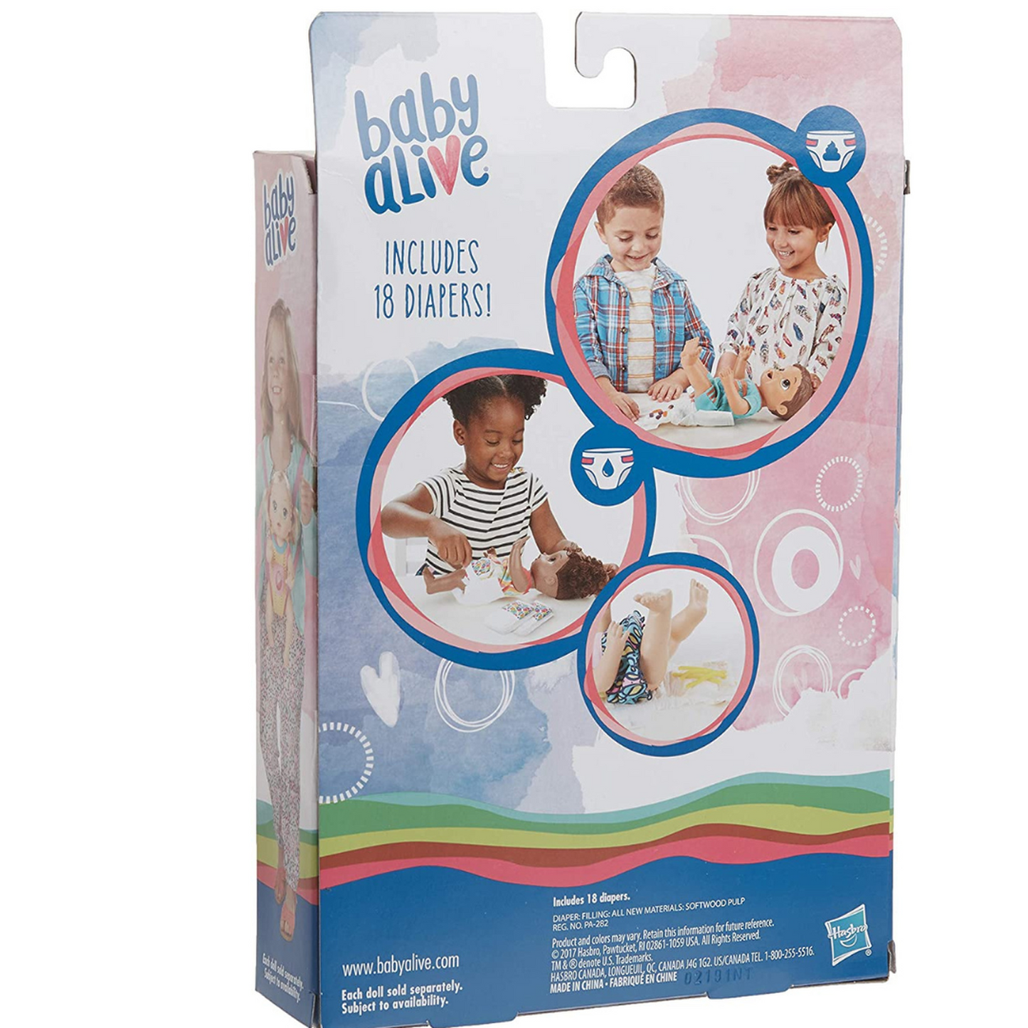 Baby Alive Pañales Refill 18 Piezas