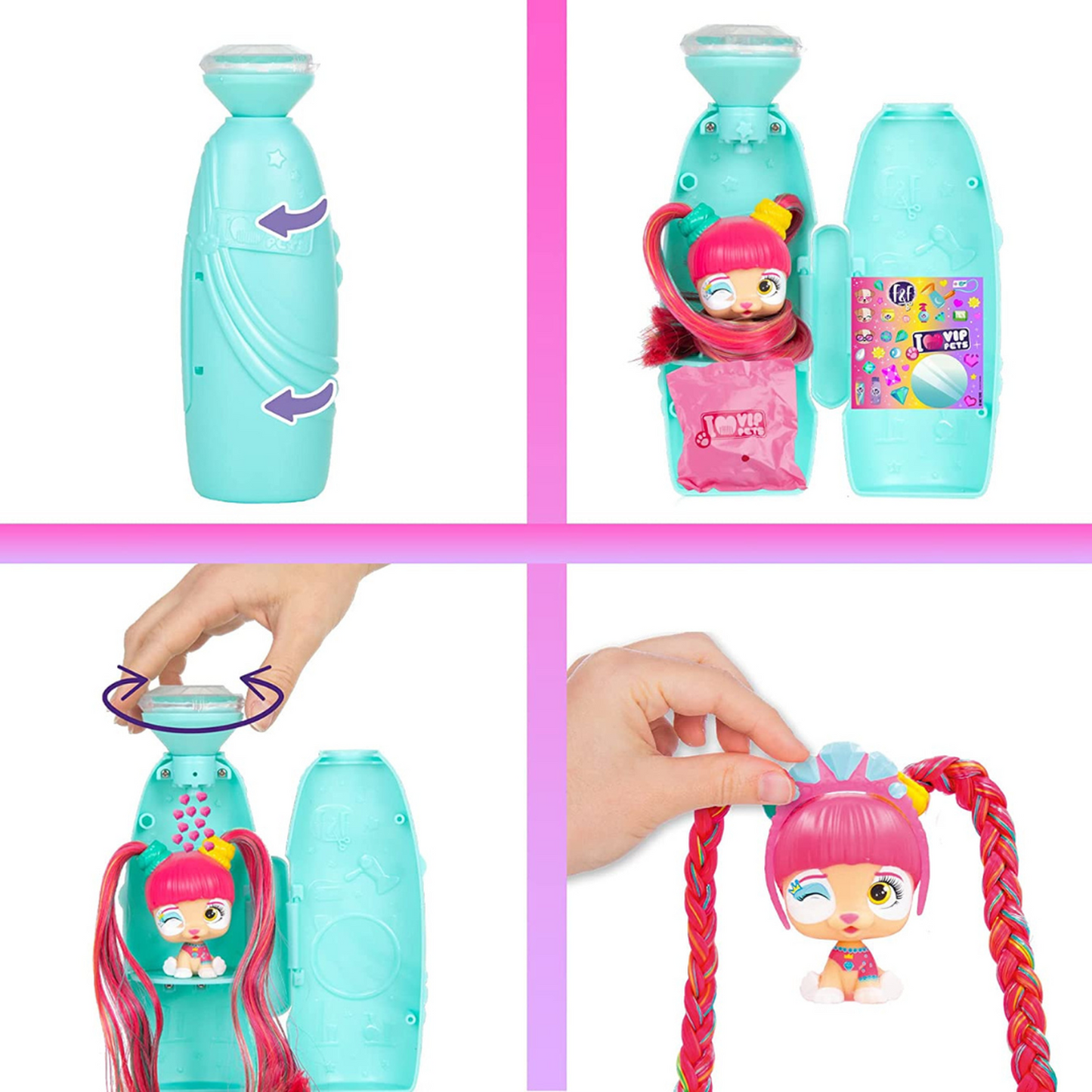 VIP Pets Mini Fans Glam Gems