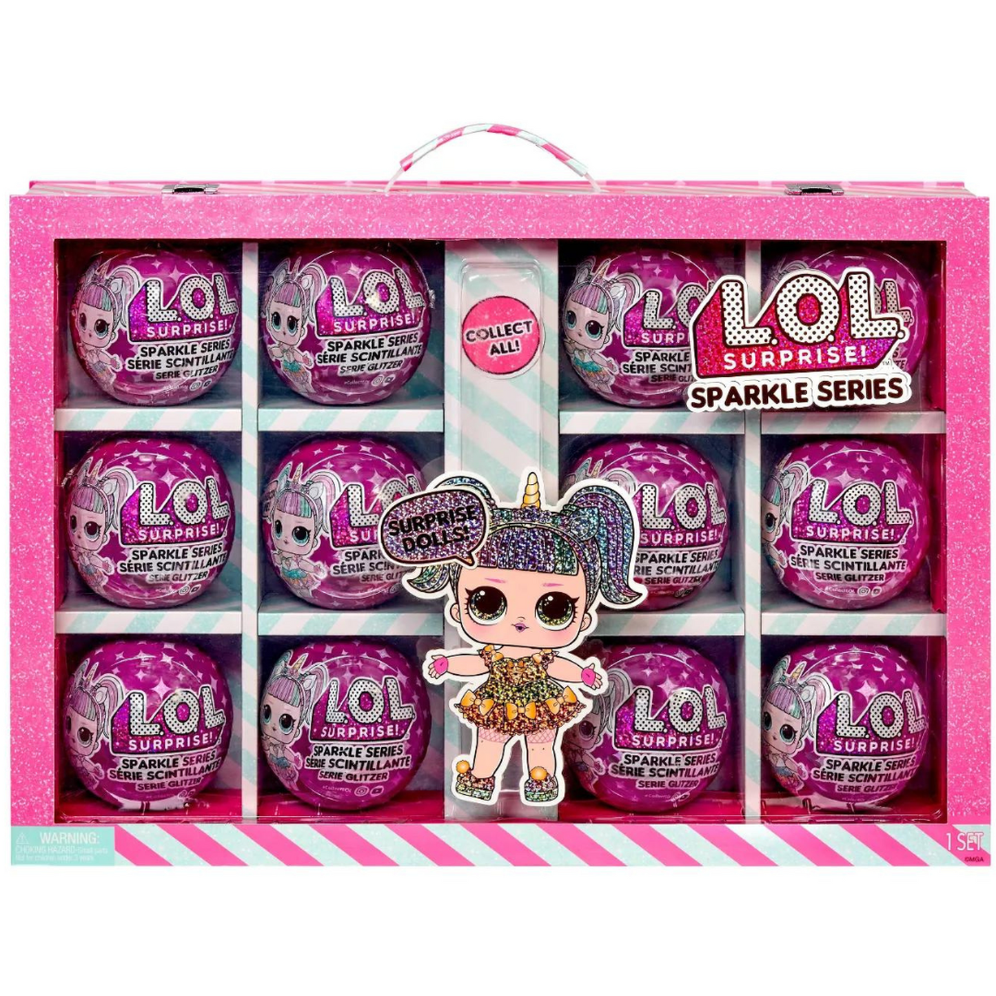 L.O.L. Surprise! Sparkle Series 12pk Suitcase