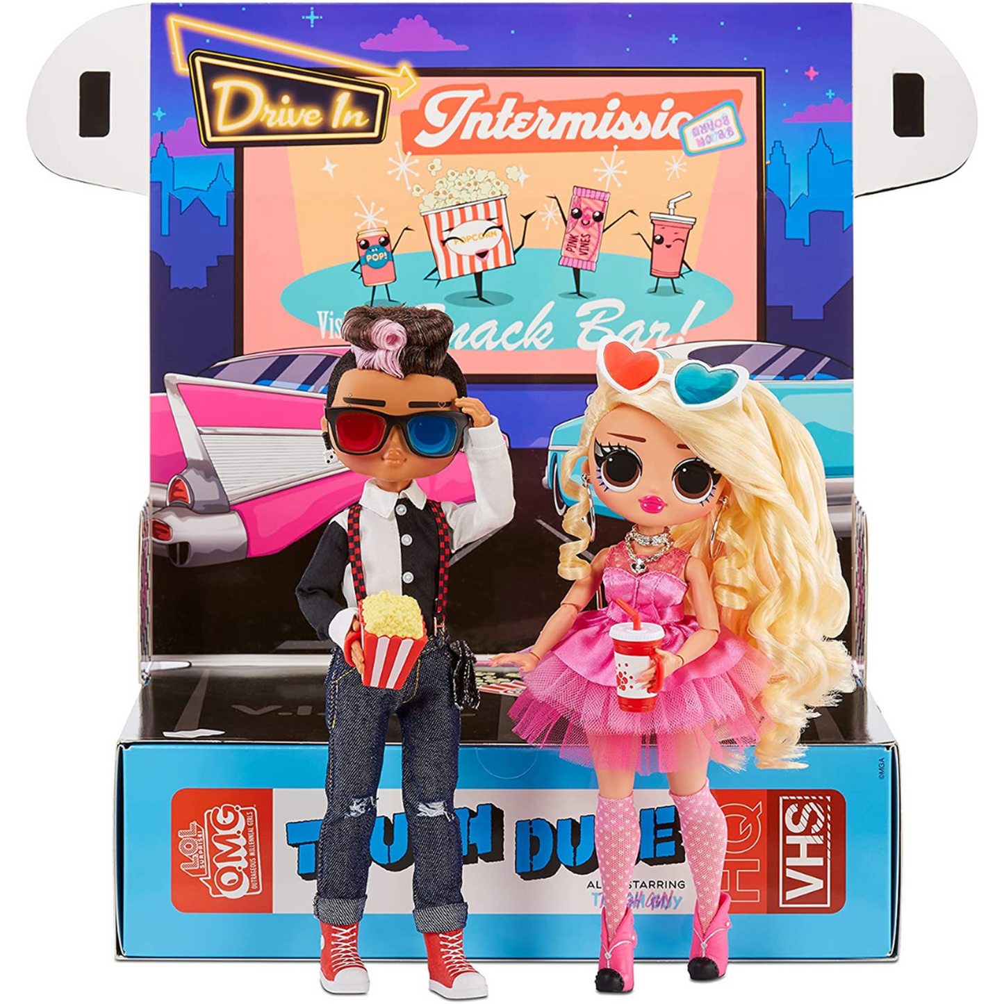 L.O.L. Surprise! O.M.G. Movie Magic Tough Dude & Pink Chick