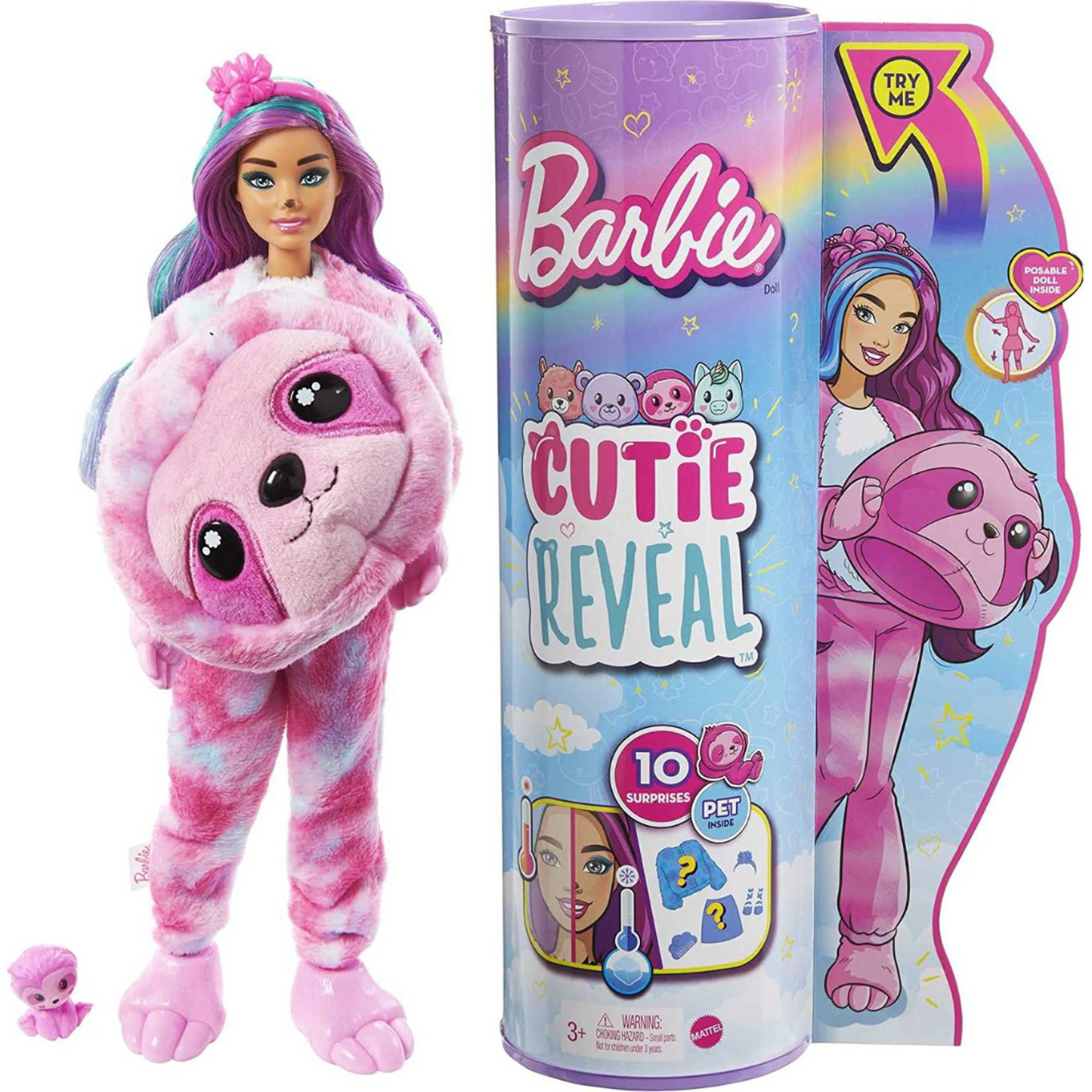 Barbie Cutie Reveal Perezosa