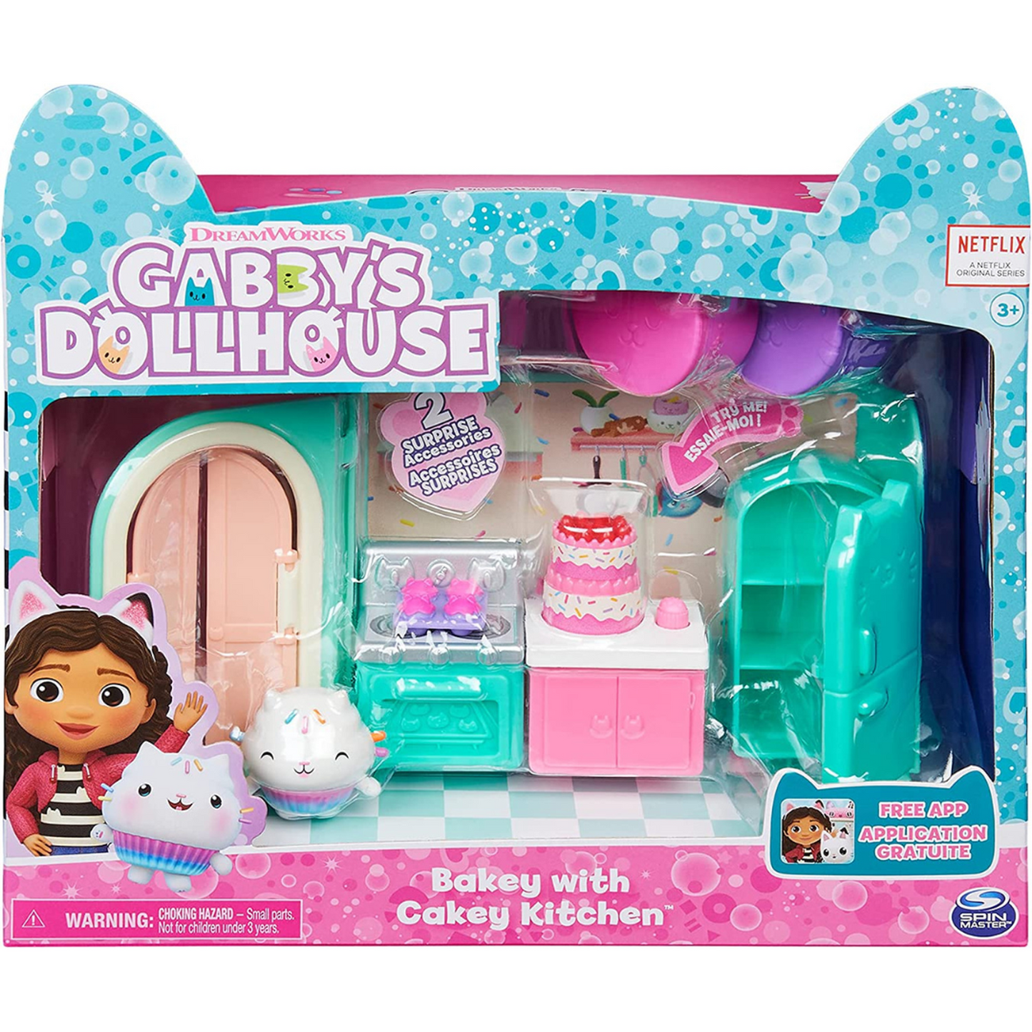 Casa de Muñecas de Gabby Bakey With Cakey Kitchen