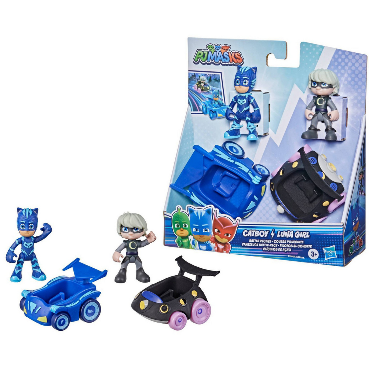 PJ Mask Catboy vs Luna Girl Battle Racers