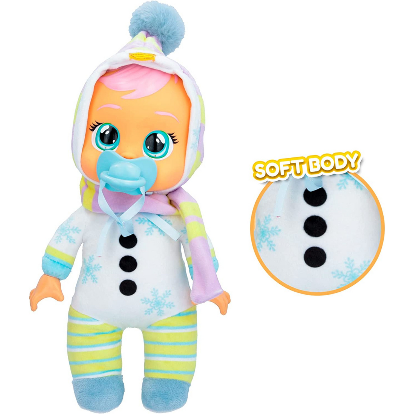 Bebés Llorones Tiny Cuddles Muñeco de Nieve