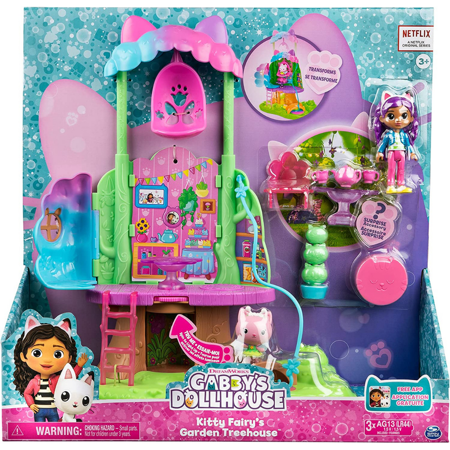Casa de Muñecas de Gabby Transforming Garden Treehouse