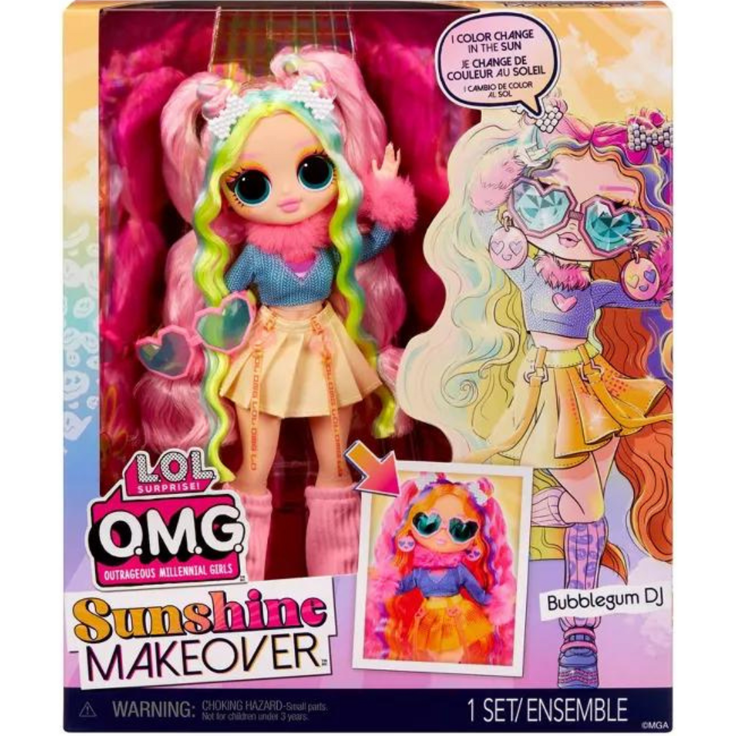 L.O.L. Surprise! O.M.G. Sunshine Makeover Bubblegum DJ