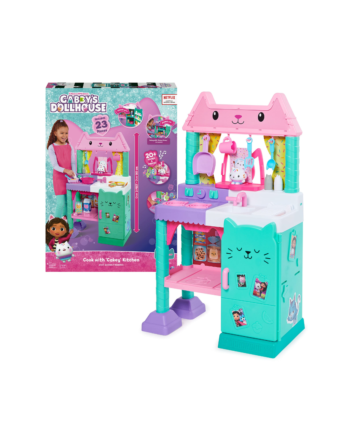 Casa de Muñecas de Gabby Cakey Kitchen