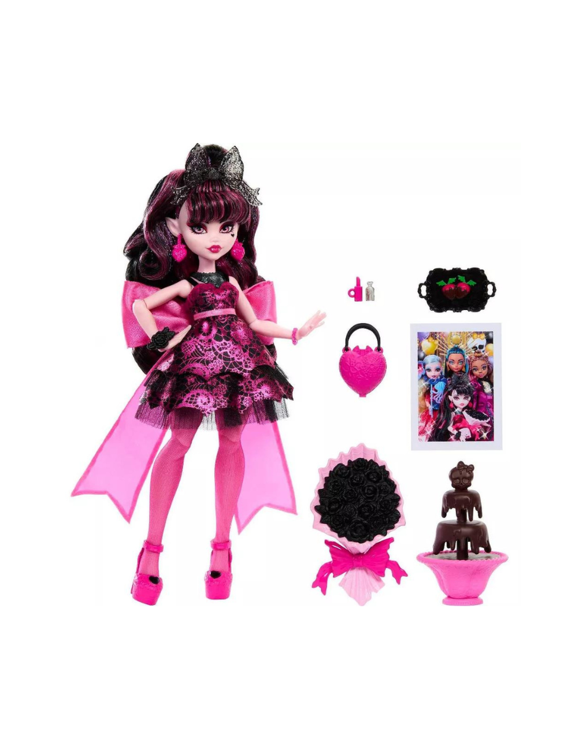 Monster High Draculaura Fashion in Monster Ball Party Dress