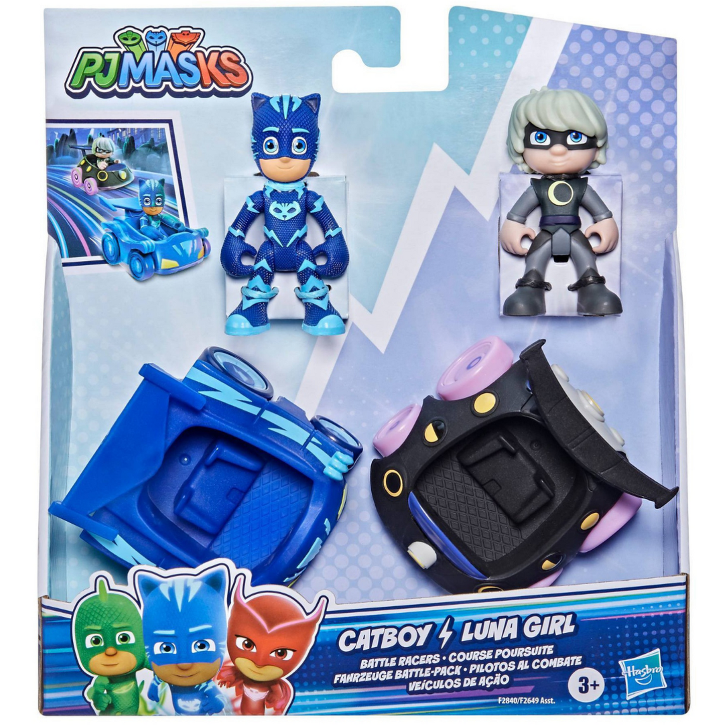 PJ Mask Catboy vs Luna Girl Battle Racers