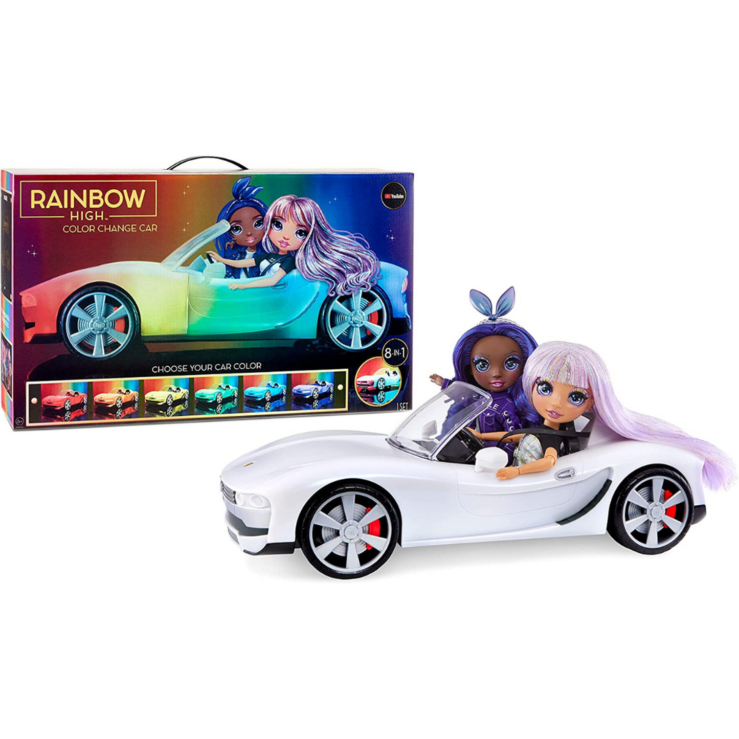 Rainbow High Color Change Car