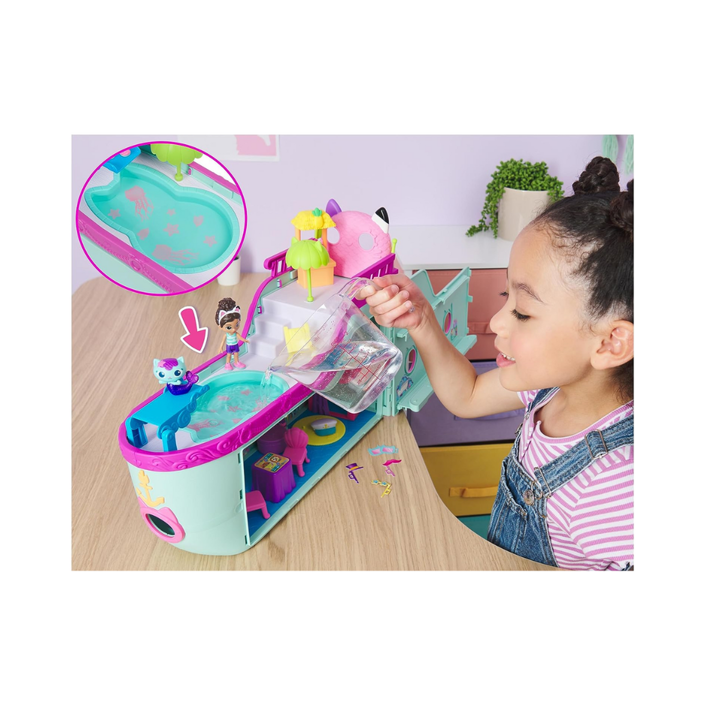 La casa de muñecas de Gabby Crucero