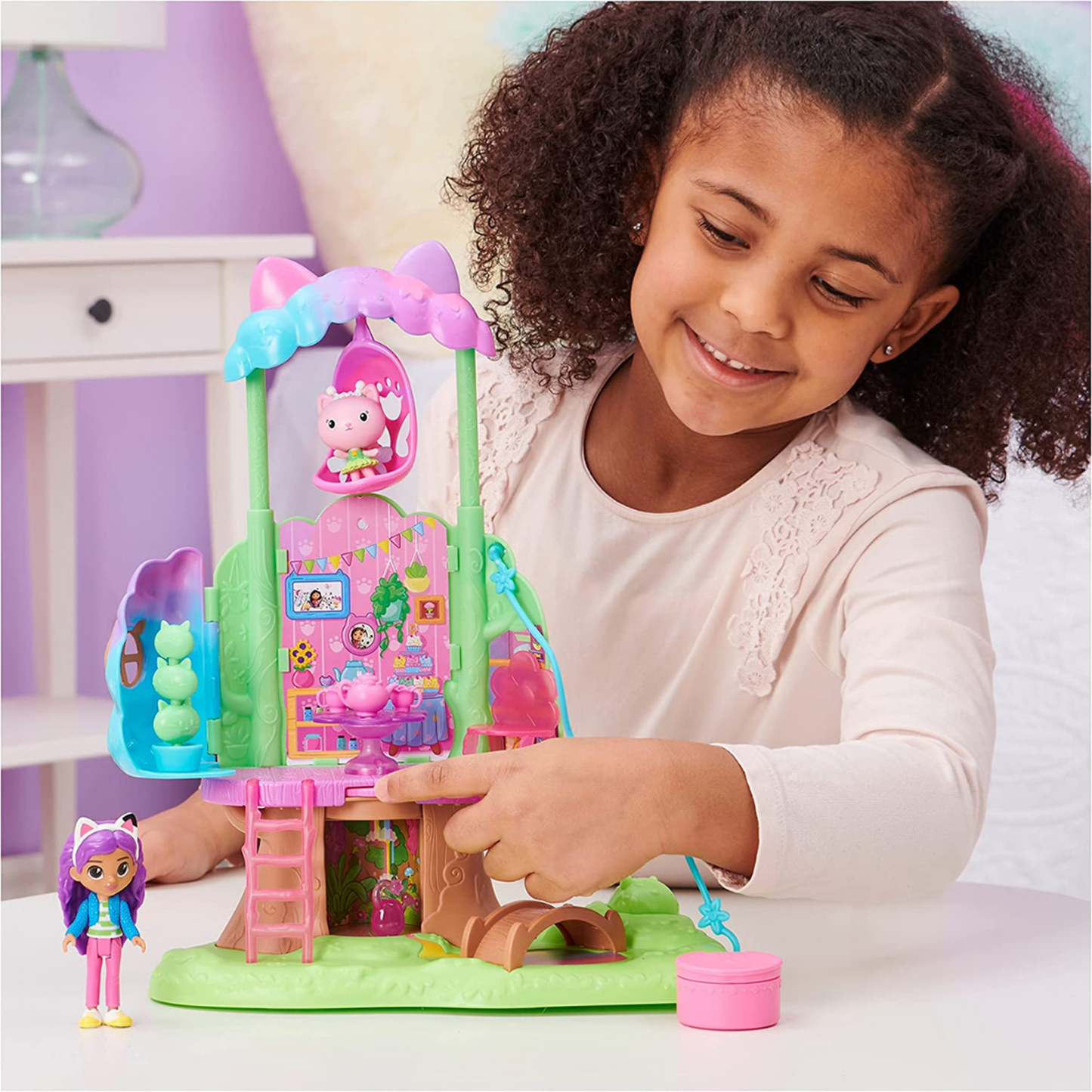 Casa de Muñecas de Gabby Transforming Garden Treehouse