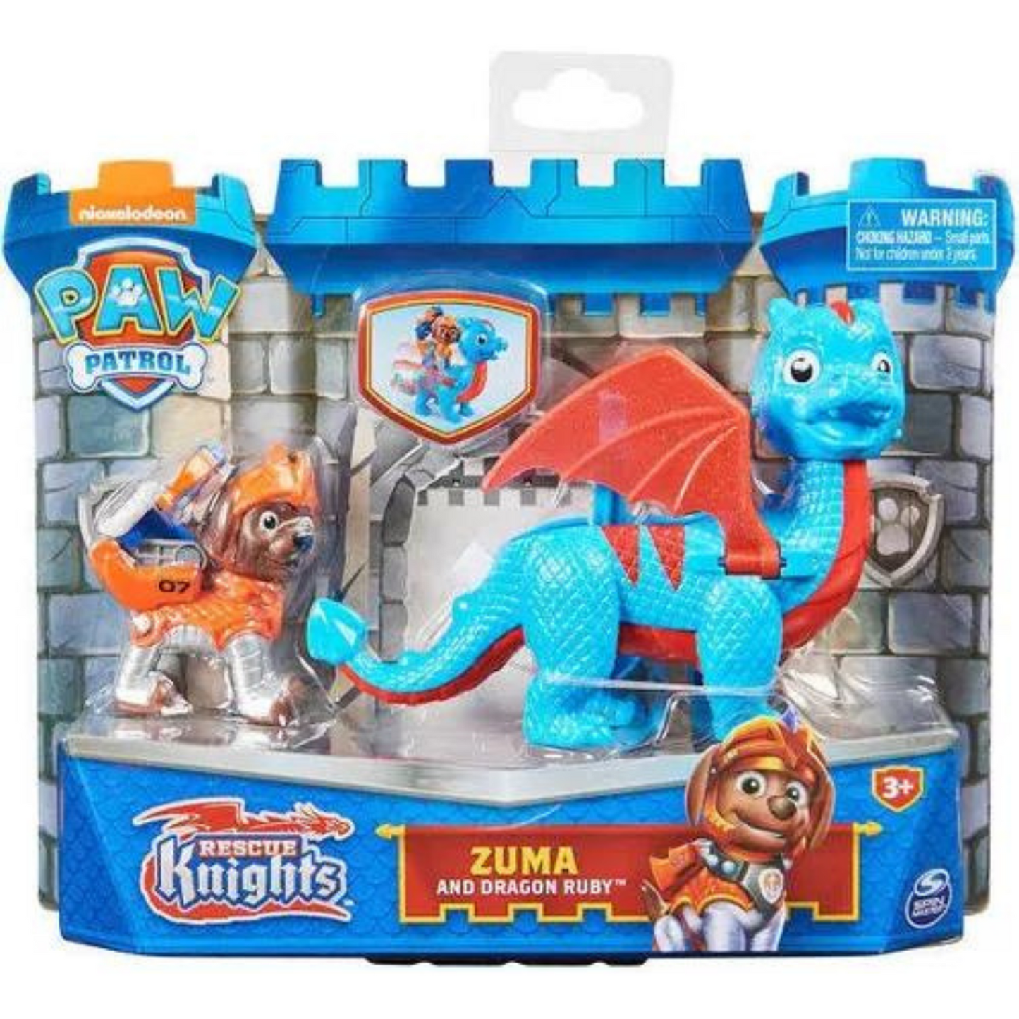Paw Patrol Rescue Knights Zumay su dragón Ruby