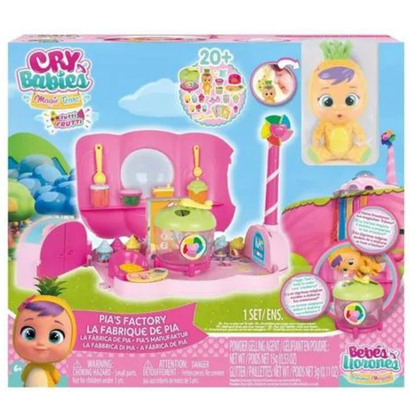 Bebés Llorones Lágrimas Mágicas Tutti Frutti Fabrica de Piña