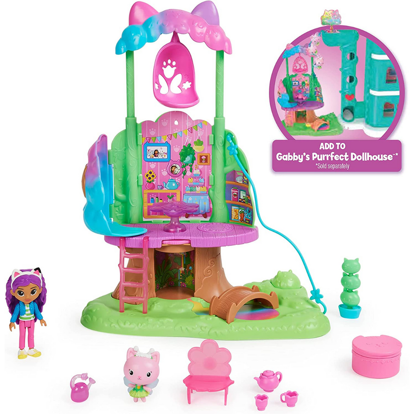 Casa de Muñecas de Gabby Transforming Garden Treehouse