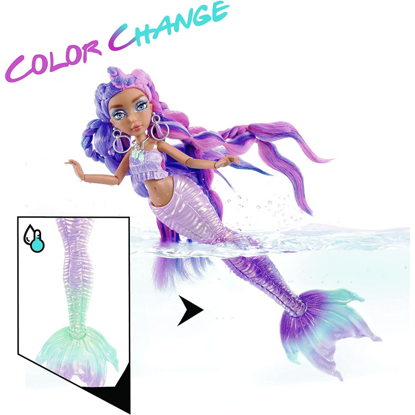 Mermaze Mermaidz Color Change Kishiko Mermaid