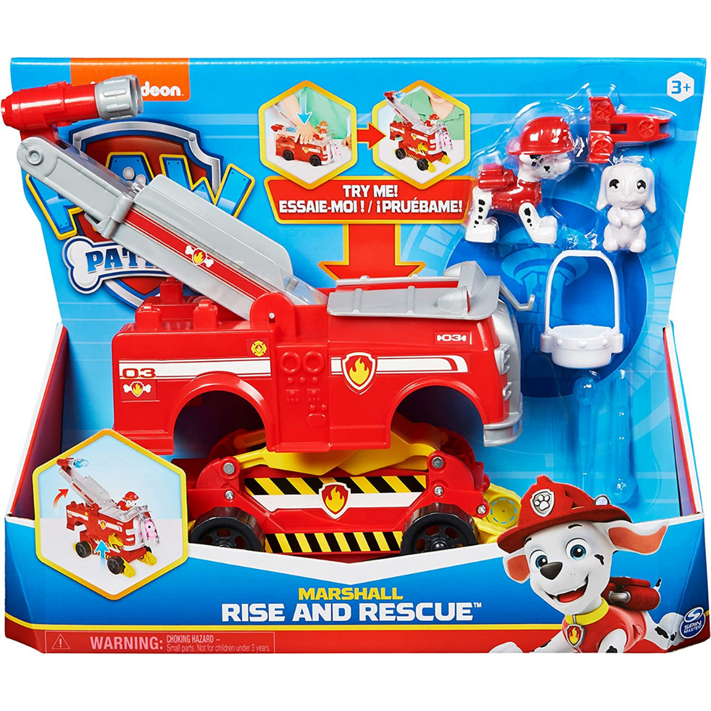 PAW Patrol: Rise and Rescue Transforming Car with Marshall
