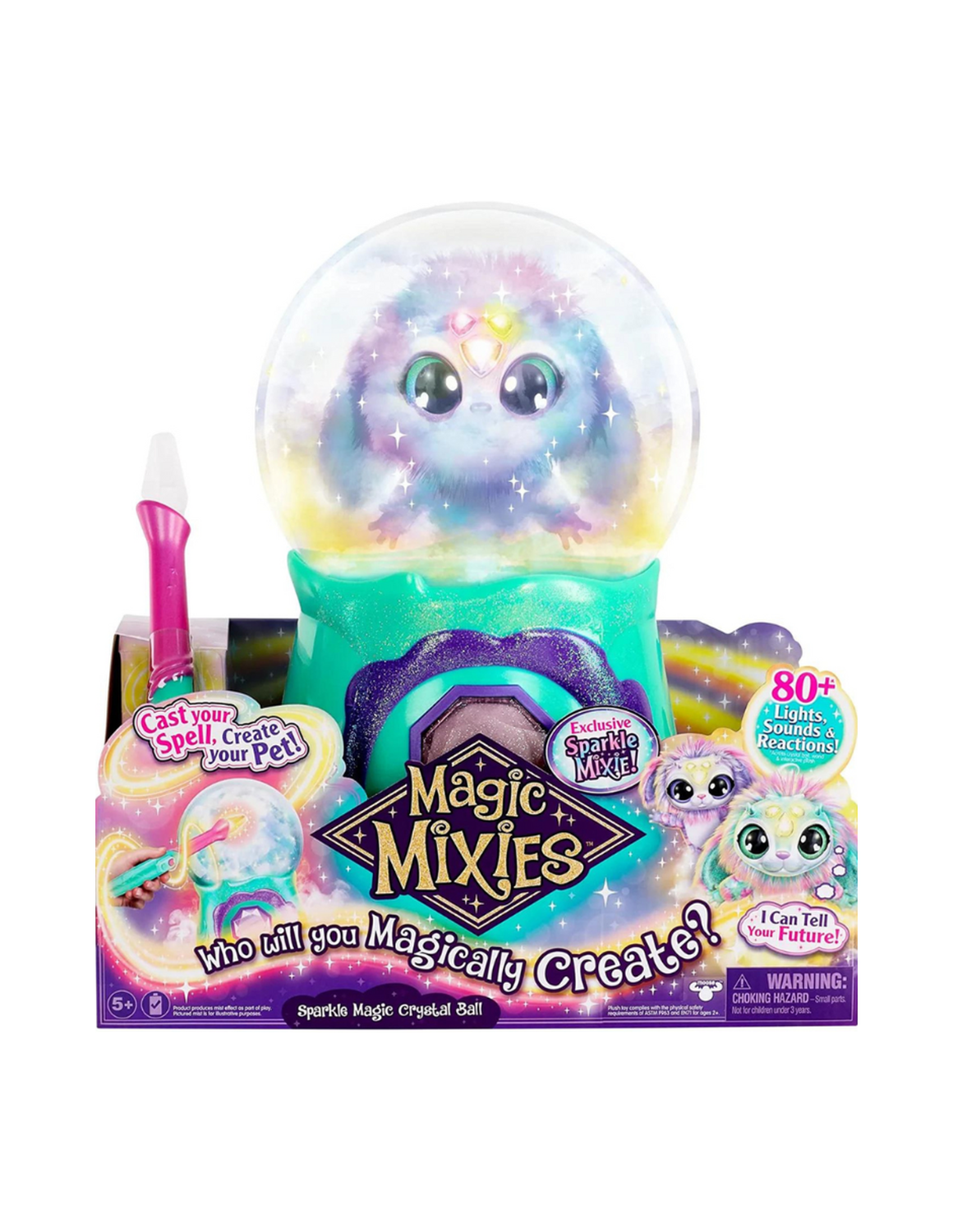 Juguete novedoso Magic Mixies Sparkle Magic Crystal Ball (Bola de cristal)