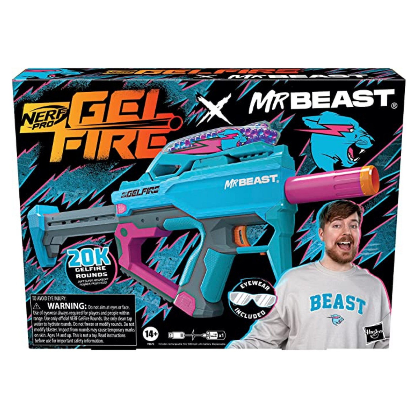 NERF Pro Gelfire X Mr Beast Blaster