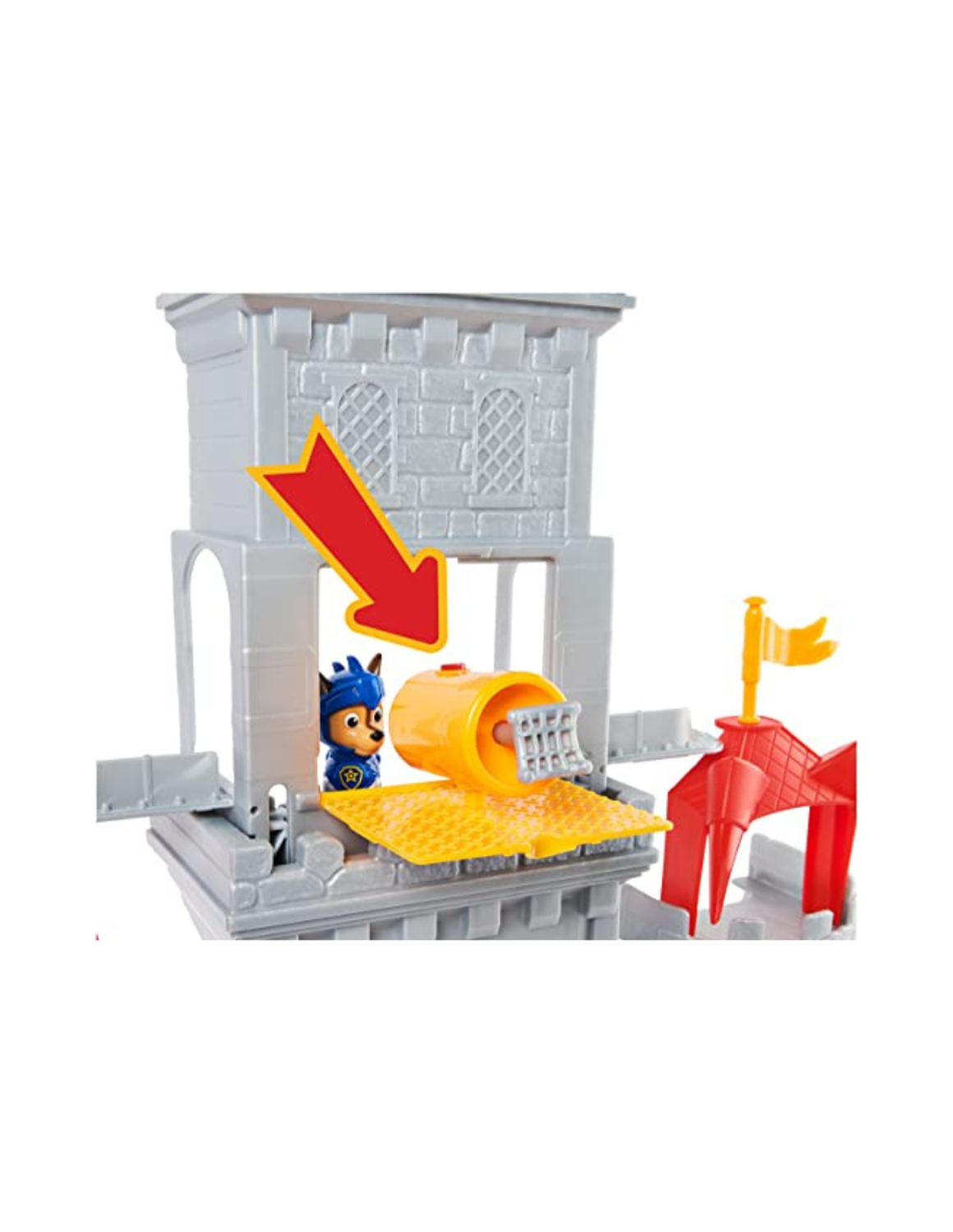 Paw Patrol: Rescue Knights Castle HQ Playset with Chase and Mini Dragon Draco