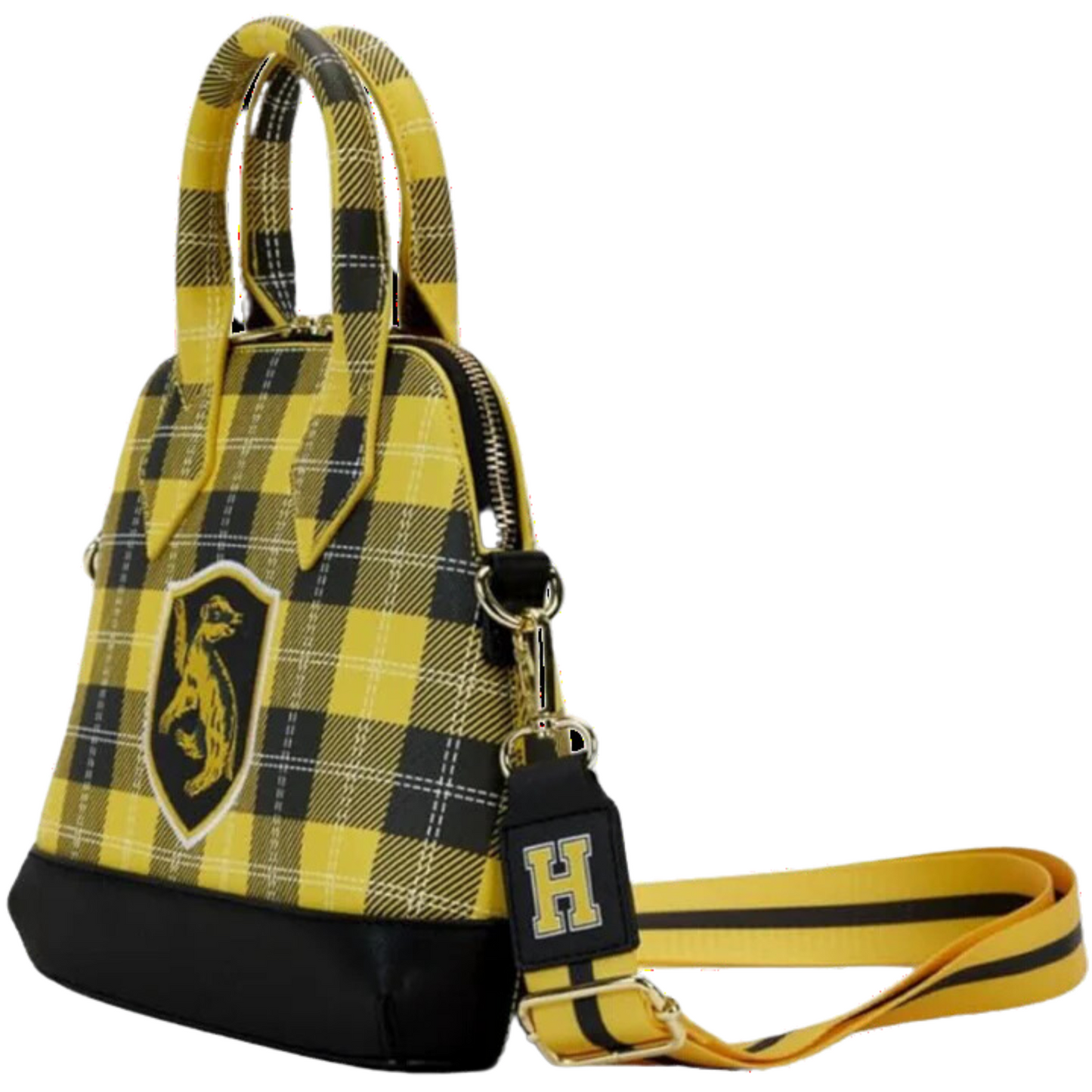 Mini Backpack Loungefly Disney Potter-Varsity Hufflepuff Plaid